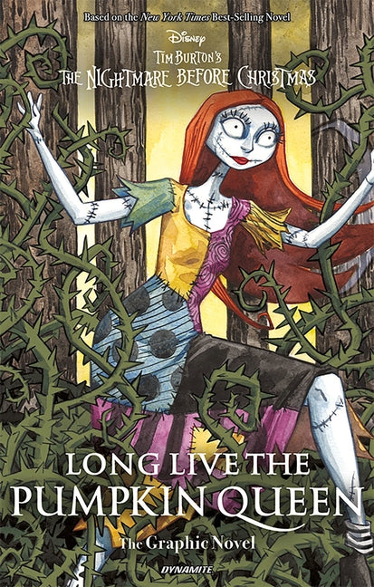 Paperback graphic novel featuring Tim Burton's The Nightmare Before Christmas, Long Live the Pumpkin Queen by Dynamite Entertainment.
