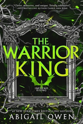 Paperback copy of "The Warrior King" by Entangled: Amara featuring a cover with a warrior and royal themes.