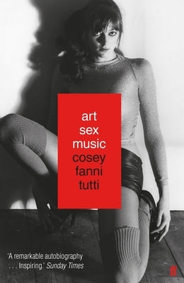 Paperback of "Art Sex Music" by Faber & Faber Social, featuring the book's cover with artistic design and title text.