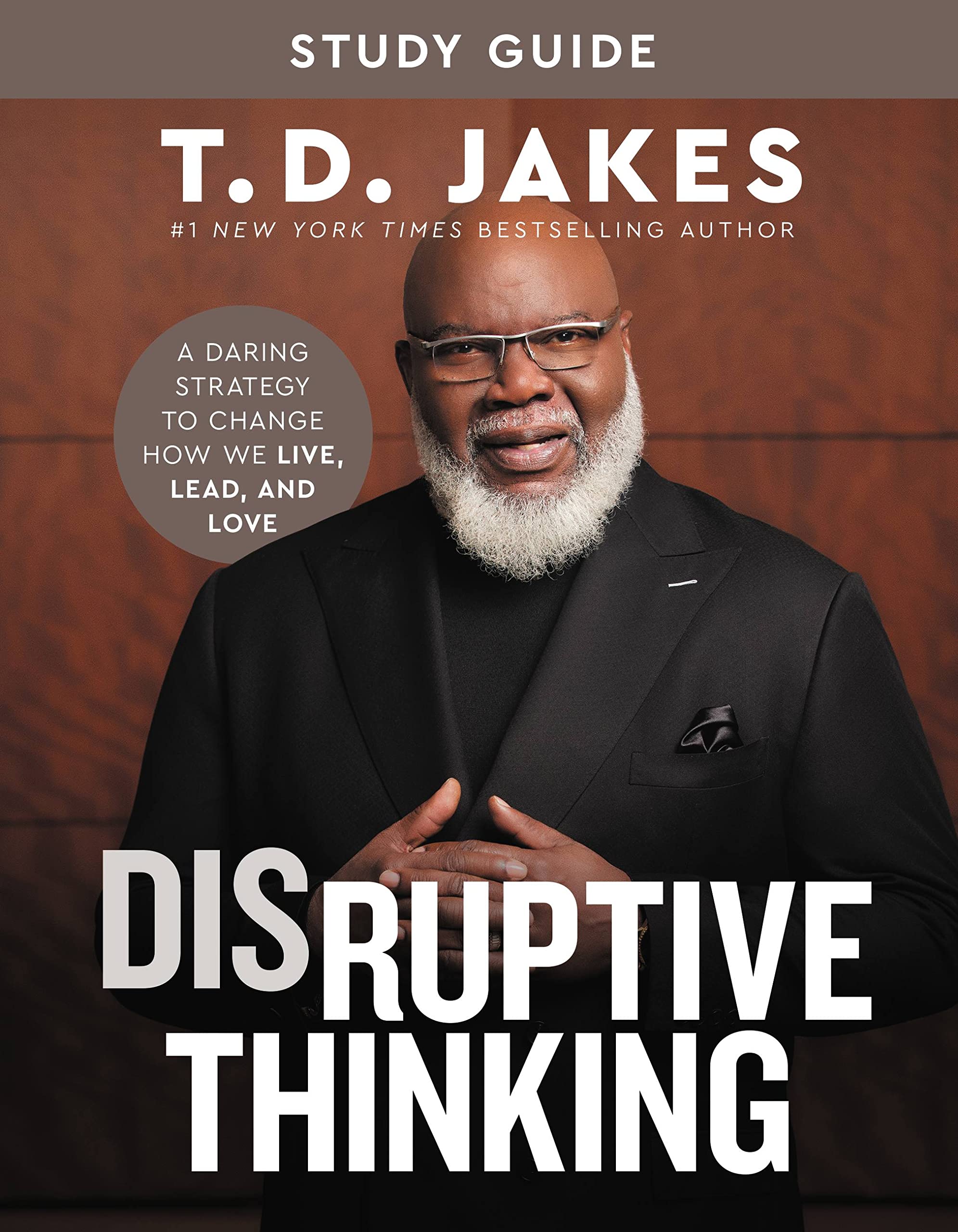 Paperback Disruptive Thinking Study Guide by FaithWords, featuring the book cover with title and author details.