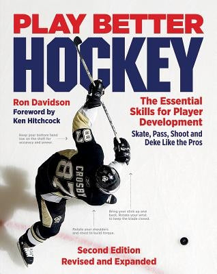 Paperback of "Play Better Hockey" by Firefly Books showing the book cover with title and author for player skill development.