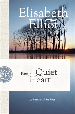 Paperback copy of "Keep a Quiet Heart: 100 Devotional Readings" by Fleming H. Revell Company with a simple cover design.