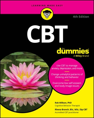 Paperback book titled "CBT for Dummies" by For Dummies, featuring a cover with the book's title and branding.