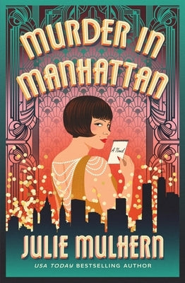 Paperback copy of "Murder in Manhattan" by Forever, featuring the book cover with title and author details.