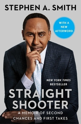 Paperback of "Straight Shooter" memoir by Gallery/13a, featuring a cover with bold text and a clean design.