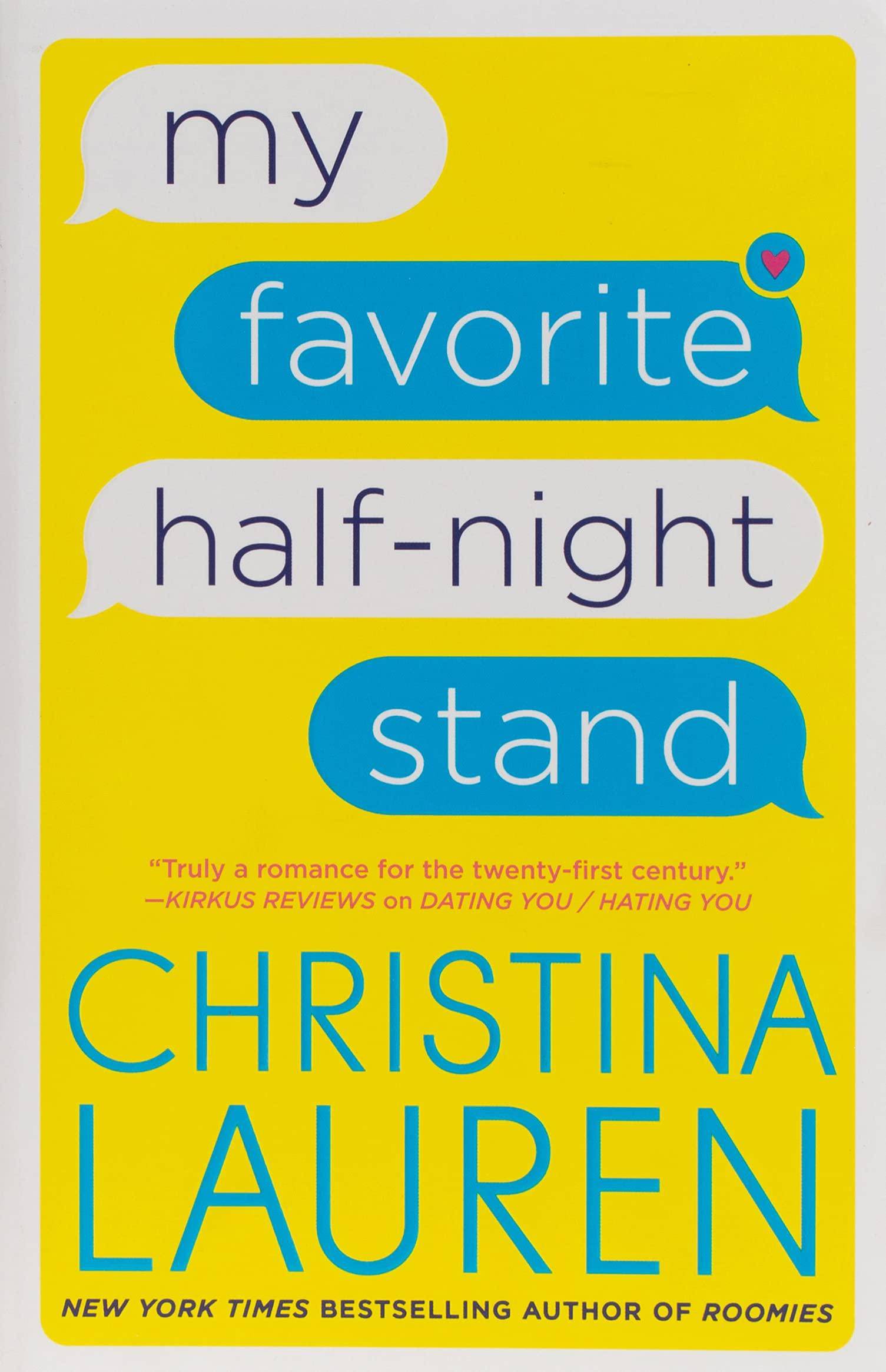 Paperback of "My Favorite Half-Night Stand" novel by Gallery Books, featuring a colorful cover design.