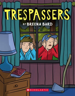 Paperback graphic novel titled Trespassers by Graphix, featuring colorful cover art with characters in an adventurous scene.