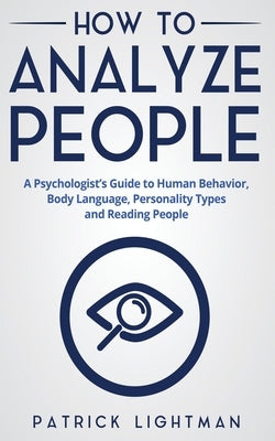 Paperback book titled "How to Analyze People" by Grey Candle Publishing, featuring a cover with human silhouettes and psychology themes.