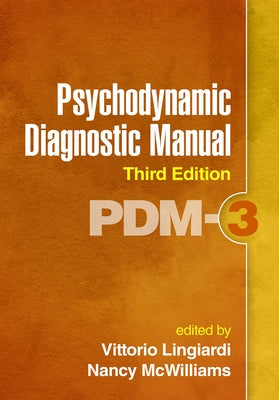 Paperback of the Psychodynamic Diagnostic Manual (PDM-3) by Guilford Publications, showing the book cover with title and branding.
