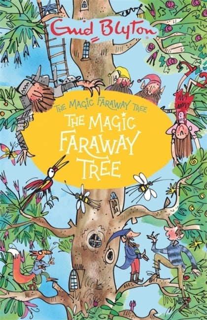 Paperback of The Magic Faraway Tree Book 2 by Hachette Children's, featuring colorful cover art with whimsical trees and fantasy illustrations.