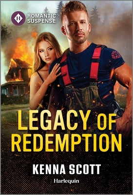 Mass market paperbound copy of "Legacy of Redemption" by Harlequin Romantic Suspense, featuring a romantic suspense cover design.