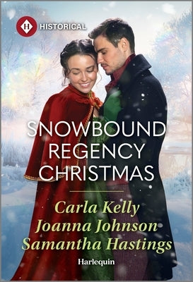 Mass market paperbound of Snowbound Regency Christmas by Harlequin Special Releases, featuring festive holiday cover art.