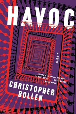 Paperback novel titled "Havoc" by Harper Perennial, featuring a cover with abstract artwork and bold typography.