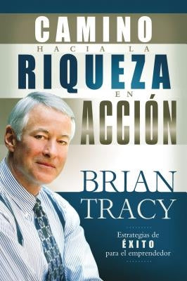 Paperback book titled "El Camino Hacia La Riqueza En Acción" by Harperenfoque, featuring a cover with vibrant design and title.