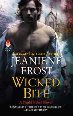 HarperTrophy paperback of Wicked Bite: A Night Rebel Novel, featuring a dark, atmospheric book cover with bold title text.