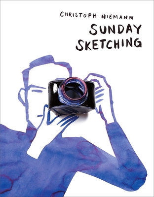 Hardcover copy of Sunday Sketching by Harry N. Abrams, featuring a colorful cover design and sketching illustrations.