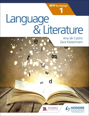 Paperback of Language and Literature for the IB MYP 1 by Hodder Education, featuring a blue and white cover design.
