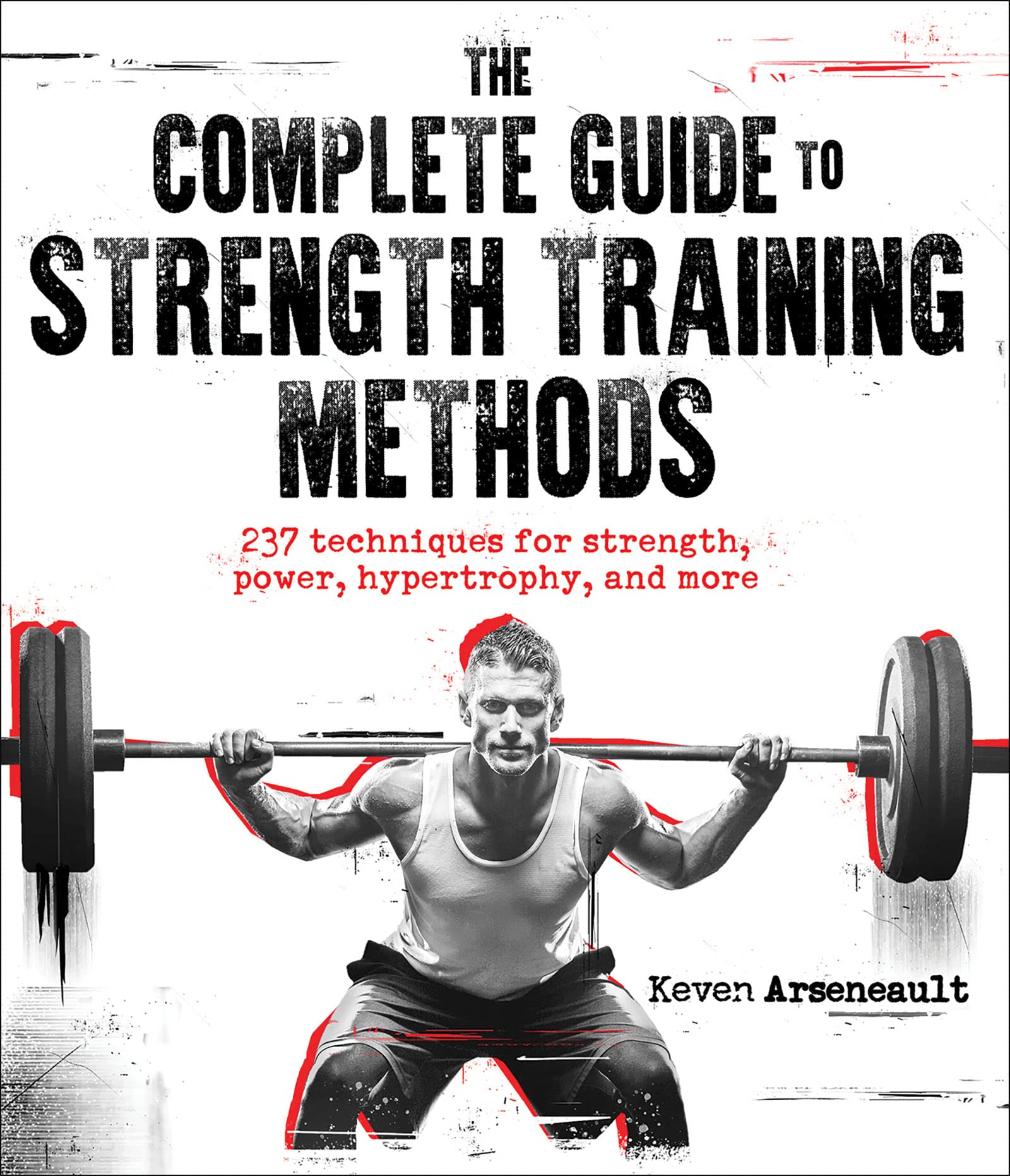 Paperback book titled "The Complete Guide to Strength Training Methods" by Human Kinetics with a plain cover.