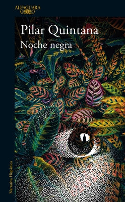 Dark Night paperback book by Alfaguara, featuring a black cover with subtle design elements and the title "Noche Negra".
