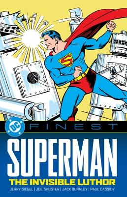 DC Comics Superman: The Invisible Luthor paperback book featuring cover art with Superman and Lex Luthor characters.