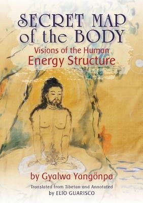 Paperback book titled "Secret Map of the Body: Visions of the Human Energy Structure" by Shang Shung Publications, showing the cover.