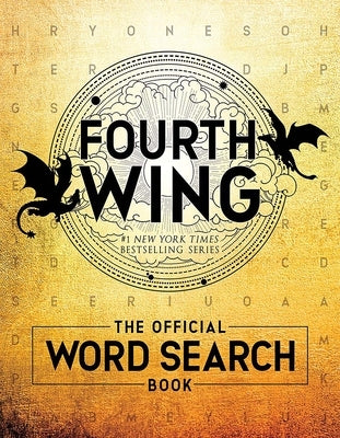 Paperback "Fourth Wing" word search book by Dover Publications featuring a colorful cover with various word search puzzles.