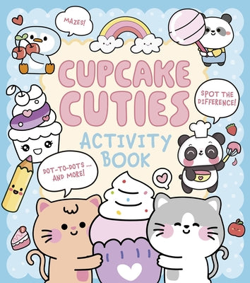 Paperback cupcake-themed activity book with mazes, spot the difference, dot-to-dots, and more by Arcturus Editions.