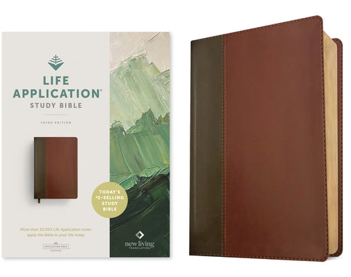 NLT Life Application Study Bible, Third Edition (Red Letter, Leatherlike, Brown/Tan) by New Living Translation