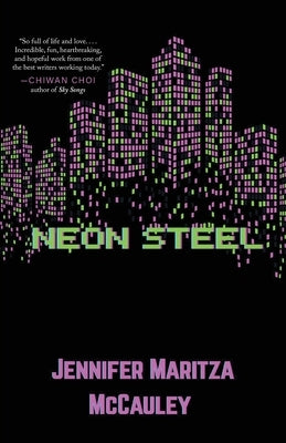 Neon Steel paperback book by Cornerstone Press with colorful cover design and bold typography.