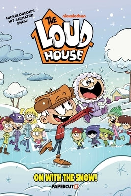 Paperback copy of The Loud House Vol. 26 by Papercutz featuring colorful cartoon characters on the cover.