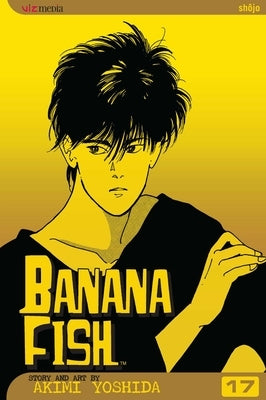 Paperback of Banana Fish, Vol. 17 by Viz Media showing the front cover with character artwork and colorful design elements.