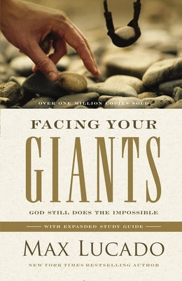 Paperback book titled "Facing Your Giants" by Thomas Nelson featuring a cover with biblical imagery of King David and Goliath.