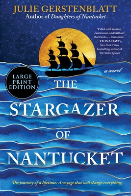 Paperback of "The Stargazer of Nantucket" by Park Row showing the book cover with a starry night sky and nautical-themed illustrations.