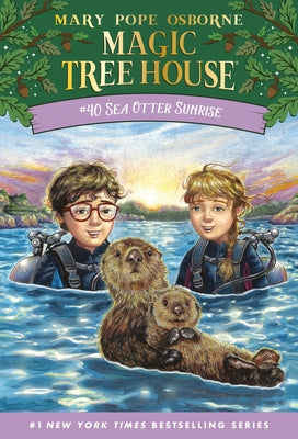 Sea Otter Sunrise paperback book by Random House Books for Young Readers, featuring an illustrated cover with a sea otter at sunrise.