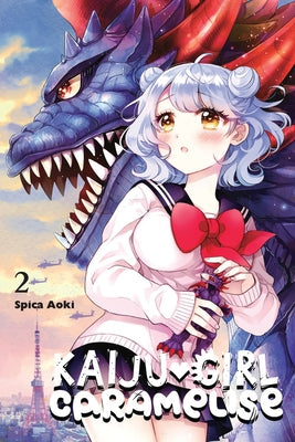 Paperback of Kaiju Girl Caramelise, Vol. 2 manga by Yen Press featuring colorful cover art with characters and bold title text.