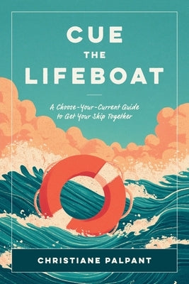 Paperback copy of "Cue the Lifeboat" by Ripples Media LLC, featuring the book cover with title and author text.