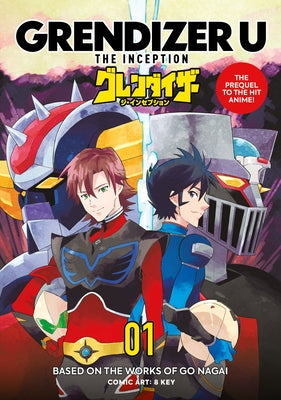 Paperback of Grendizer U: The Inception by Titan Manga, featuring colorful cover art with Japanese anime character illustrations.