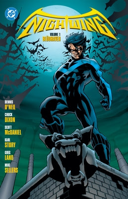 Nightwing Vol. 1: Bludhaven paperback comic book by DC Comics featuring Nightwing in a dynamic cover illustration.