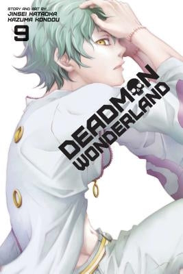 Paperback of Deadman Wonderland, Vol. 9 manga by Viz Media showing the cover art with characters from the series.