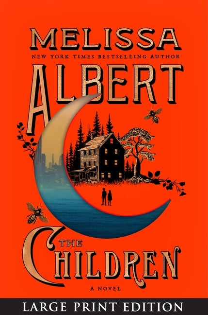 Paperback copy of "The Children" by William Morrow Large Print, featuring the book's cover with title and author information.