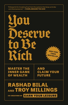 Paperback of "You Deserve to Be Rich" by Crown Currency, showing the book cover with title and author on a clean background.