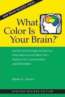 Paperback of "What Color Is Your Brain?" by Henschelhaus Publishing, Inc., showing the book cover with colorful brain illustration.