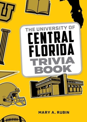 Paperback University of Central Florida Trivia Book by Lyons Press, showing colorful cover with university logo and trivia questions.