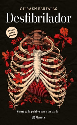 Paperback defibrillator poetry book by Planeta Publishing featuring a cover with abstract artwork and title text.
