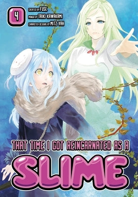 Paperback of That Time I Got Reincarnated as a Slime Volume 4 by Kodansha Comics featuring colorful manga cover art.