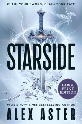 Starside paperback book by William Morrow Large Print featuring a cover illustration with stars and a serene nighttime scene.