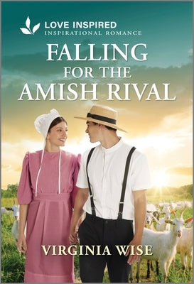 Mass market paperback of Falling for the Amish Rival by Love Inspired, featuring a romantic cover with Amish characters.