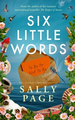 Paperback copy of Six Little Words by Blackstone Publishing, featuring the book's cover with title and author details.