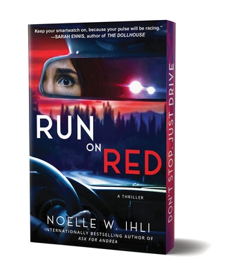 Paperback of "Run on Red: Deluxe Stenciled Edges" by Kensington Publishing Corporation with decorative stenciled edge design visible.