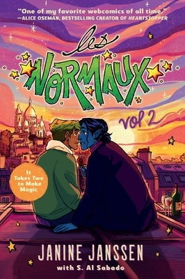 Paperback edition of Les Normaux, Volume Two graphic novel by Avon Books, featuring colorful illustrated cover artwork.